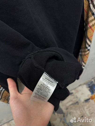 Свитшот Burberry Classic Black Logo Over Оригинал