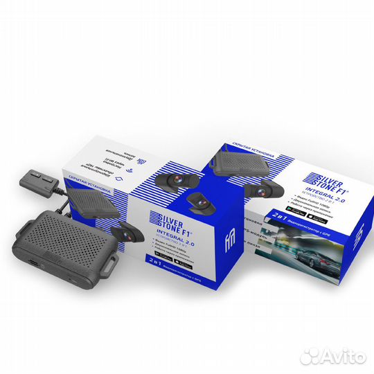 Видеорегистратор 2 камеры SilverStone F1 integral