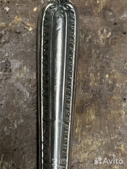 Вилка закусочная. Серебро. 800 проба