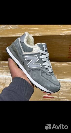 Мужские зимние кроссовки new balance 574