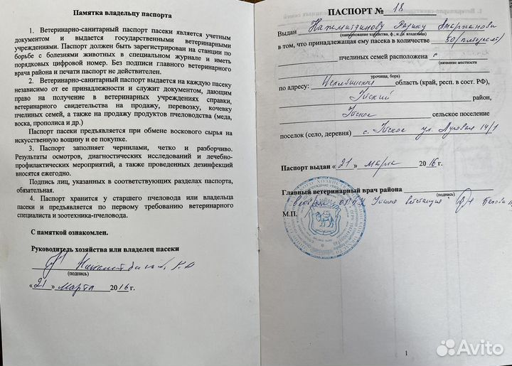 Мёд полностью натуральный со своей пасеки