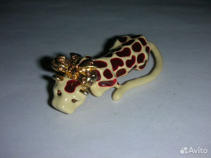 Брошь кошка, фирма Selena