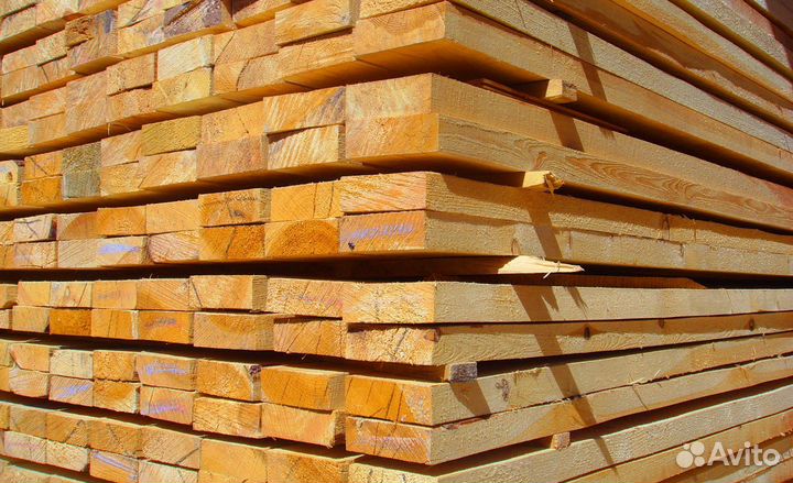 Доска от производителя 50х150х6000мм, сосна, опт