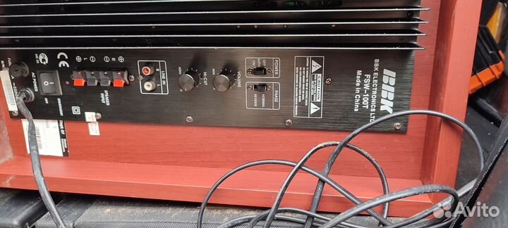 Сабвуфер bbk fsw 100t