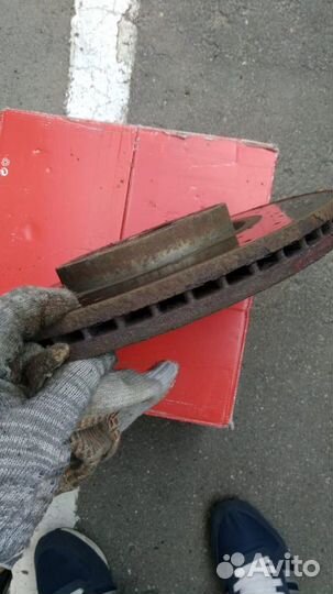 Передние тормозные диски хендай санта фе 2013 гв