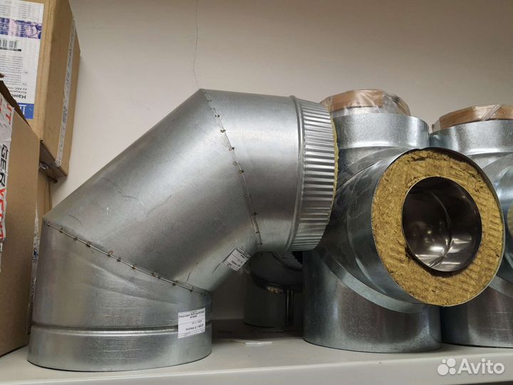 Воздуховод, дымоход, отвод, тройник из оц., нерж