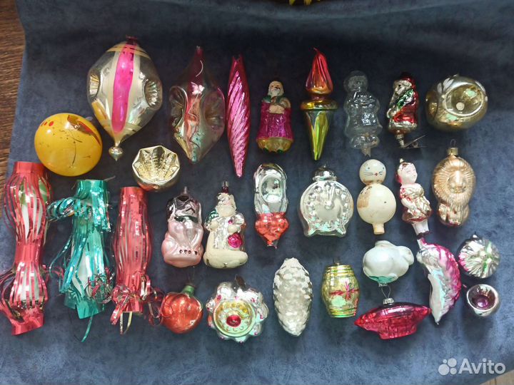 Елочные игрушки СССР в реставрацию