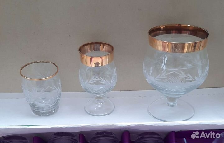 Подарочный набор хрусталь стекло