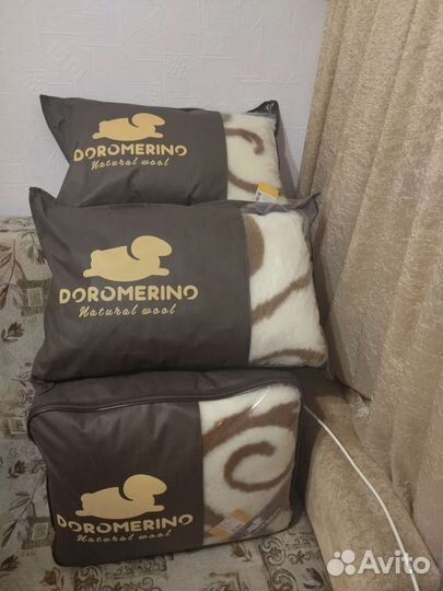 Комплект 2 подушки и одеяло