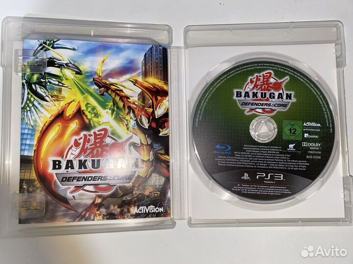 PS3 bakugan диск