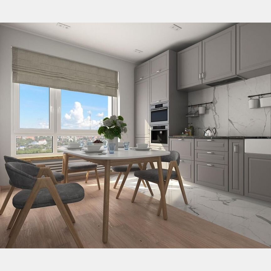 2-к. квартира, 56,6 м², 23/25 эт.