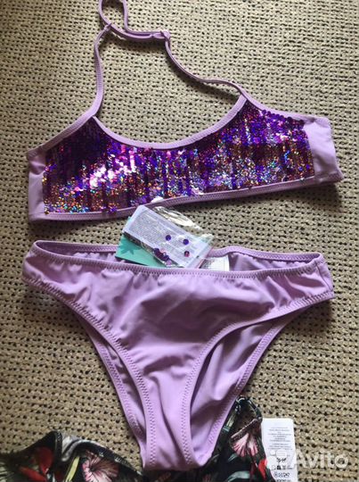 Купальники calzedonia новые 8-10 лет