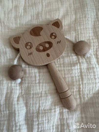 Погремушка из дерева