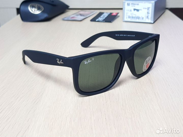 Очки Ray-Ban Justin RB4165 матовые с поляризацией