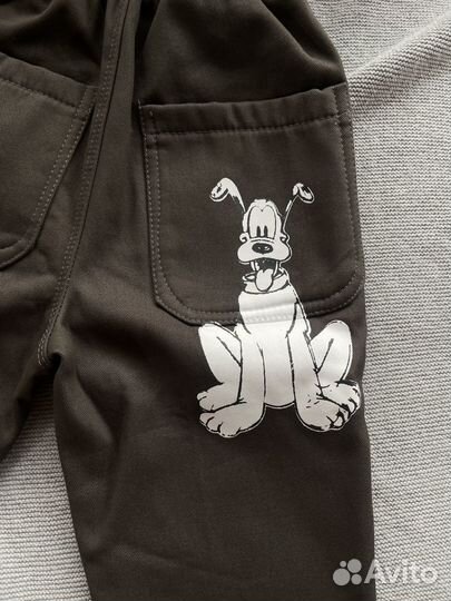 Джинсы штаны новые 92 с утеплением