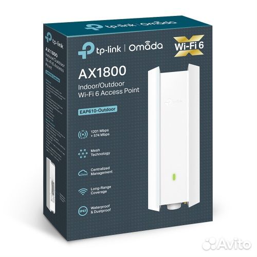 Точка доступа TP-link EAP610-Outdoor, белый