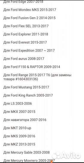 LED ламбы боковых зеркал Ford