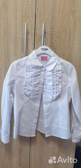 Блузки школьные 122 128