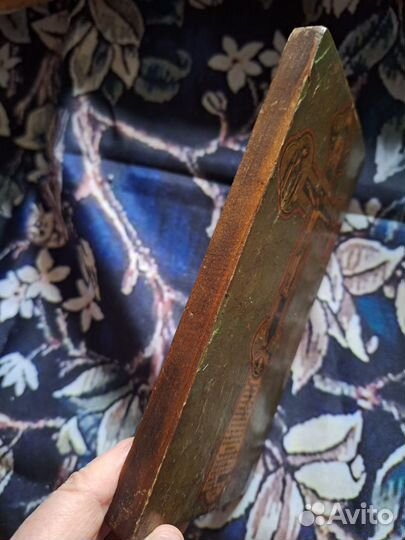 Старинная икона XIX век, Распятие