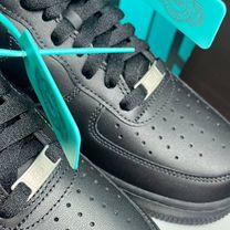 Nike Air Force 1 черные оригинал