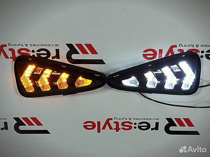 Ходовые огни Toyota Camry 55 14-17г Modellista