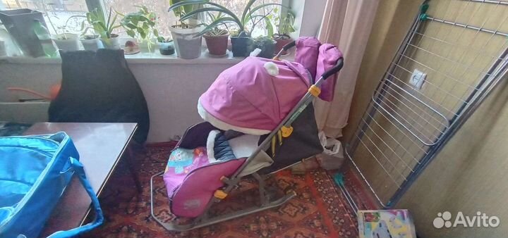 Санки коляска Nika Kids