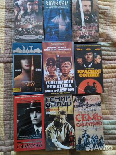 Видеокассеты VHS. Самурайское кино, вестерны