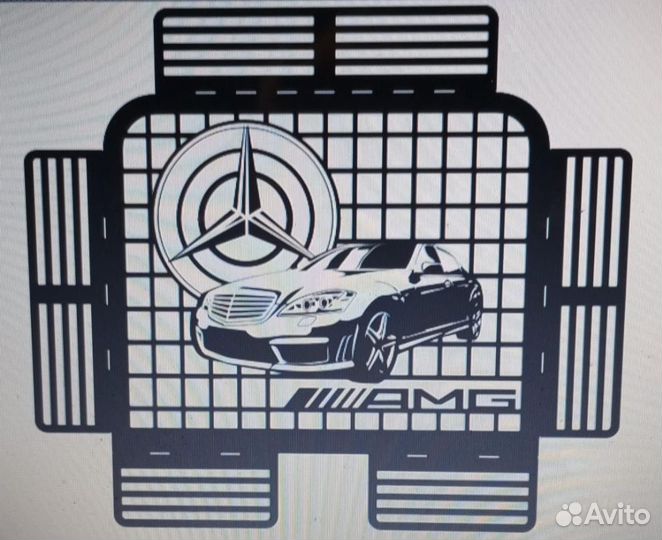 Решетка гриль барбекю с логотипом Автомобилей