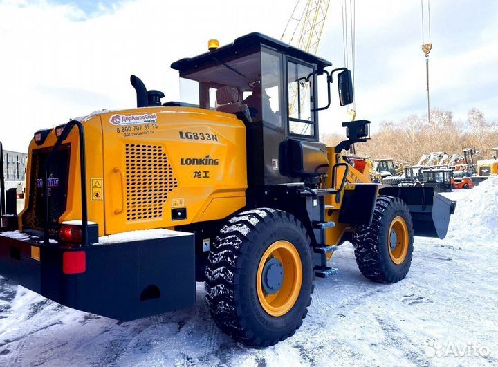 Фронтальный погрузчик Lonking LG833N, 2024