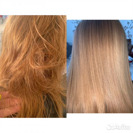 Кератиновое выпрямление волос модель