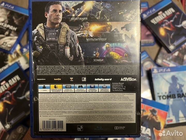 Диск Call of Duty Infinite Warfare PS4