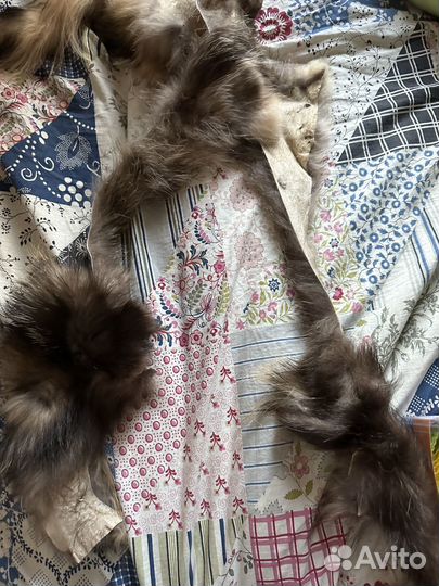 Мех енота обрезки