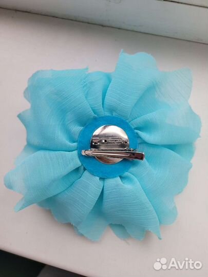 Брошь- Заколка тканевая