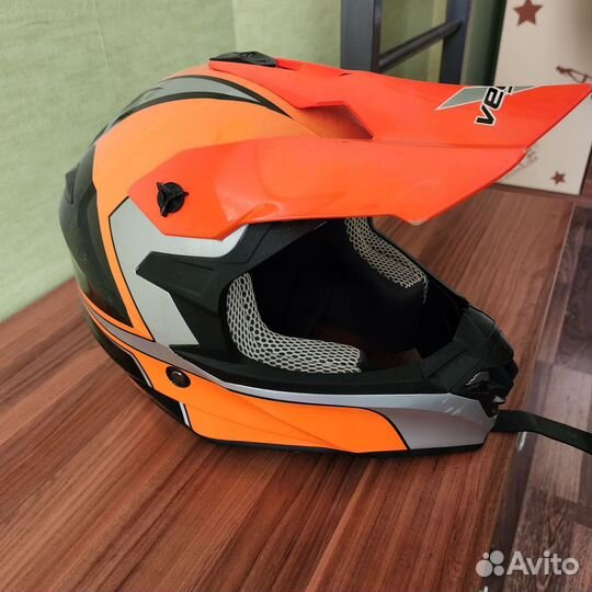 Шлем Vega для питбайка кросс, эндуро (р.L - 60см.)