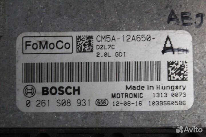 Блок EFI ford xqda focus CB8 CM5A12A650AEJ