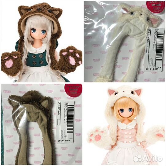 Azone шапочки Little Wolf Koron ruruko petworks