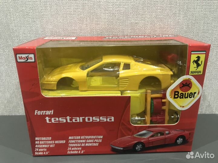 Модели авто для сборки Ferrari Maisto 1:39 (11 см)