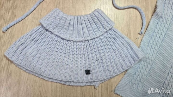 Комплект Шапка шарф 4-9mes на мальчика