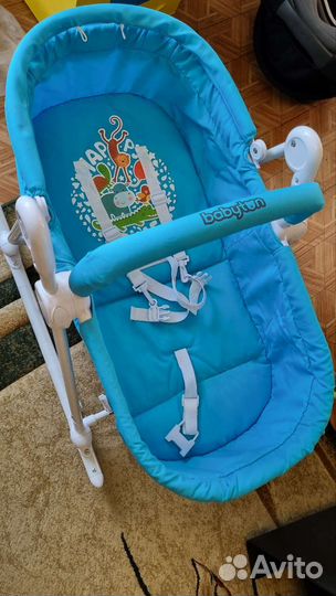Детские качели шезлонг babyton