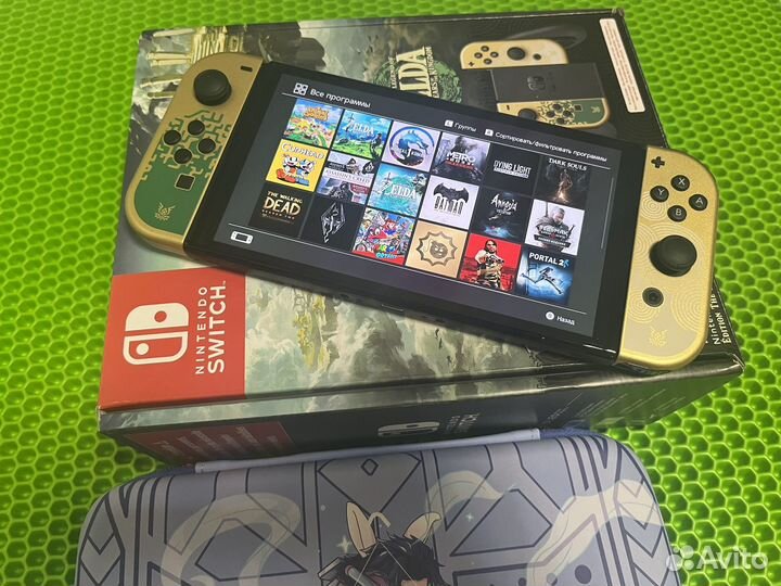 Nintendo switch oled прошитая чип