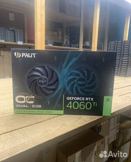 Видеокарта Palit GeForce RTX 4060 Ti Dual OC 8GB