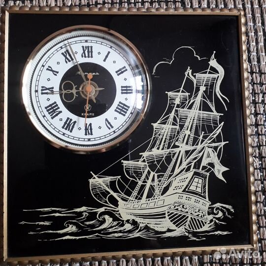 Часы Янтарь кварц СССР. Рабочие