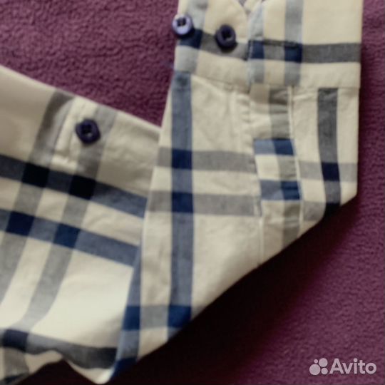 Рубашка в клеточку 92 см (2-3 года)