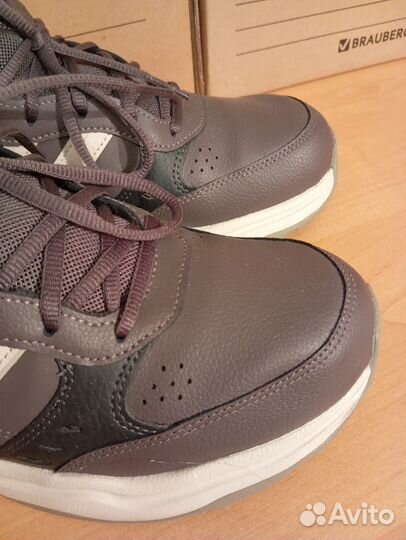 Adidas мужские кроссовки кожаные оригинальные зимн