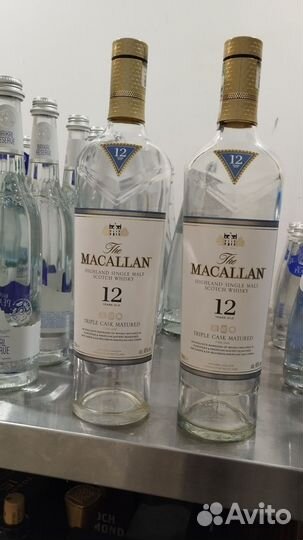 Пустая бутылка Macallan 12 лет
