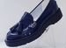 Слипоны лоферы туфли синие 33-38