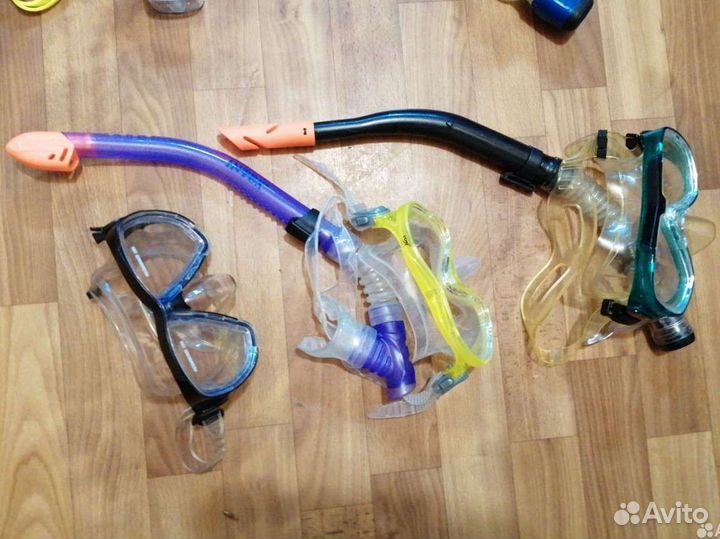 Очки маски для плавания, снорклинга