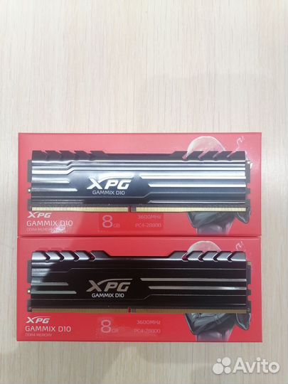 Оперативная память ddr4 16gb adata XPG gammix D10