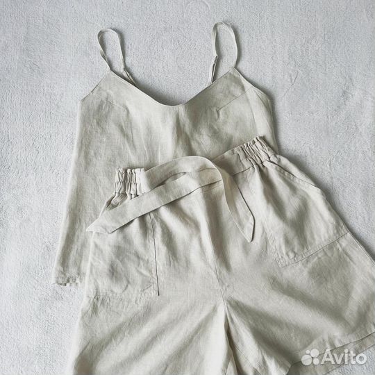 Шорты изо льна