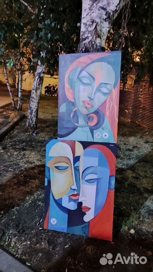Картина акрилом